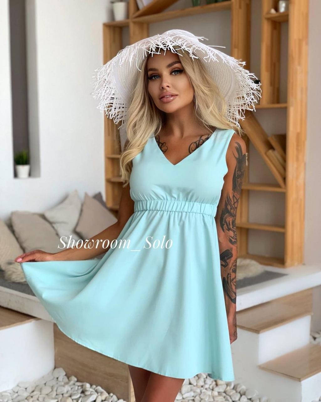 

Сарафан женский молодежный с V-вырезом, размеры 42-46 (3цв) "NICOLE" недорого от прямого поставщика