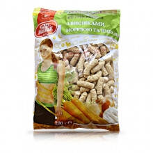 

Фигурные изделия с отрубями,морковкой и луком,Мак -дак, 200г