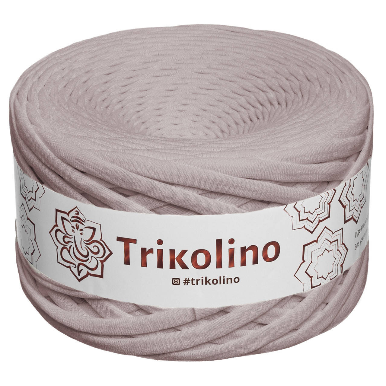 

Trikolino (Триколино) 7-9 мм 100 м Серо-бежевый Трикотажная пряжа, нитки для вязания.