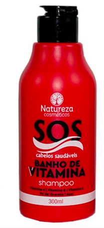 

Шампунь Natureza SOS Banho de Vitamina, 300 мл