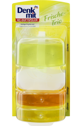 

Denkmit WC-Duftspüler Frische Trio подвесной блок для унитаза 165 мл