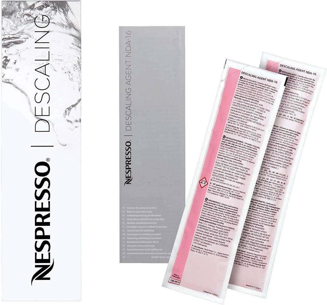 

Набор для очистки от накипи Nespresso Descaling 200ml (2 саше)