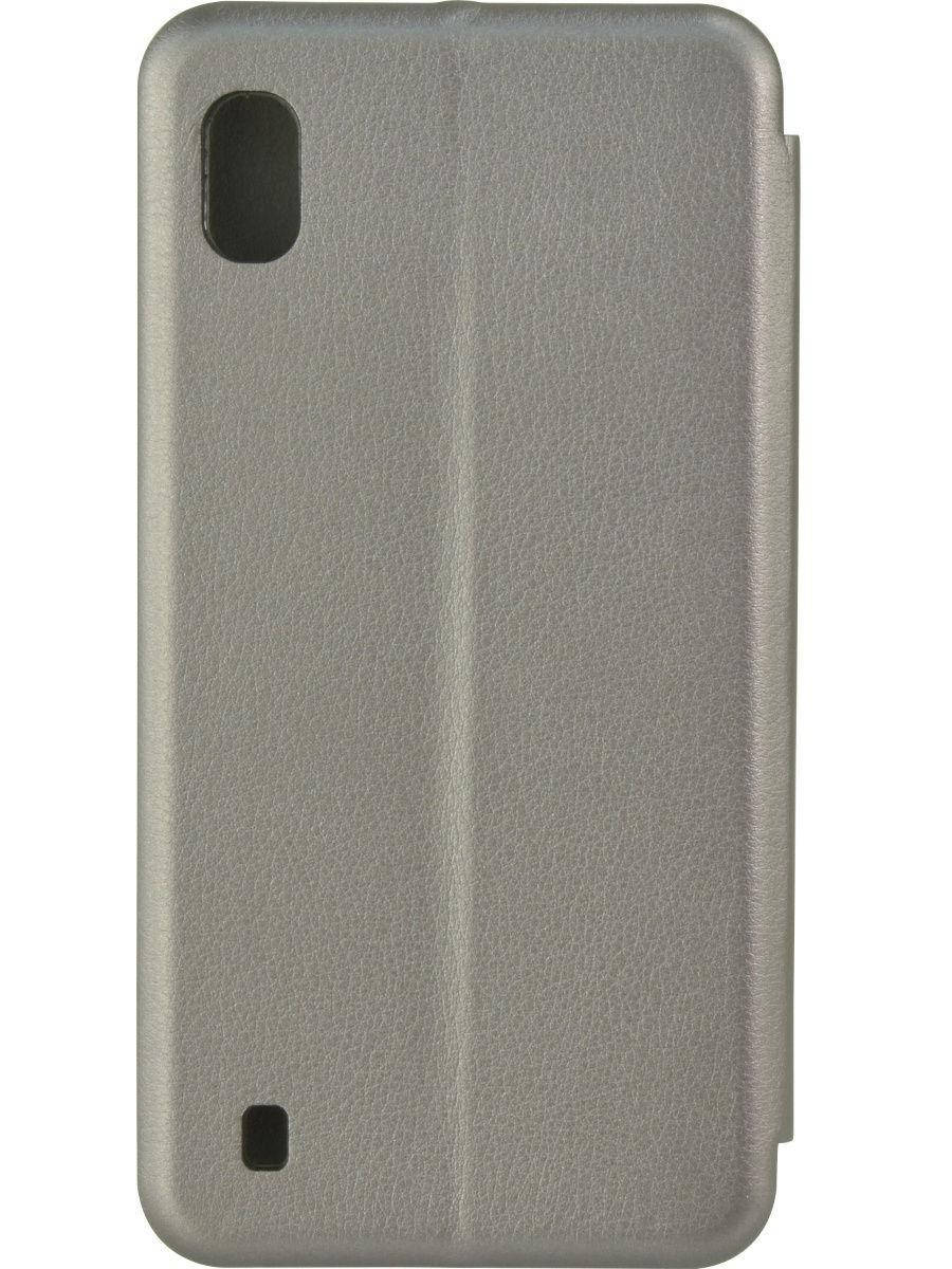 

Чехол книжка Samsung A10 серый \ Чехол книжка Самсунг А10 серый (магнитная есть отдел для карты)