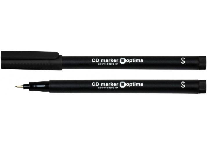 

Маркер CD/DVD 0,4 мм OPTIMA, черный