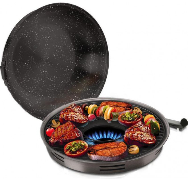 

Сковорода гриль для стейков с антипригарным покрытием Unique сковорода гриль газ