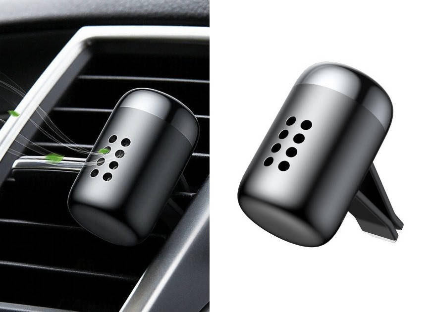 

Ароматизатор для автомобиля Baseus Little Fatty In-vehicle Fragrance и 5 арома-картриджей, черный, в
