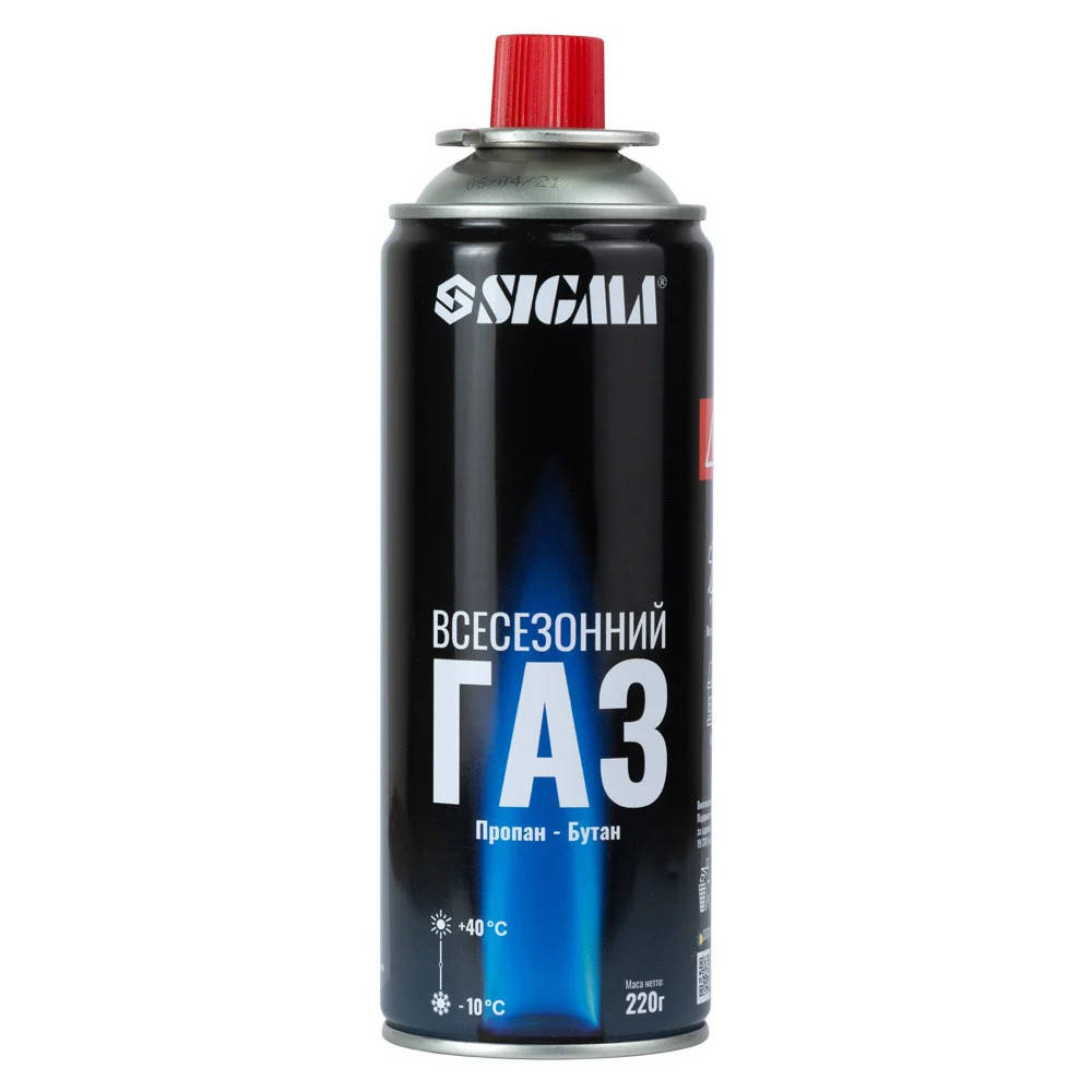 

БАЛЛОН ГАЗОВЫЙ ВСЕСЕЗОННЫЙ 227Г CRV SIGMA