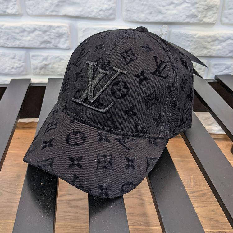 

Брендовая кепка Louis Vuitton | Бейсболка Луи Виттон, Черный