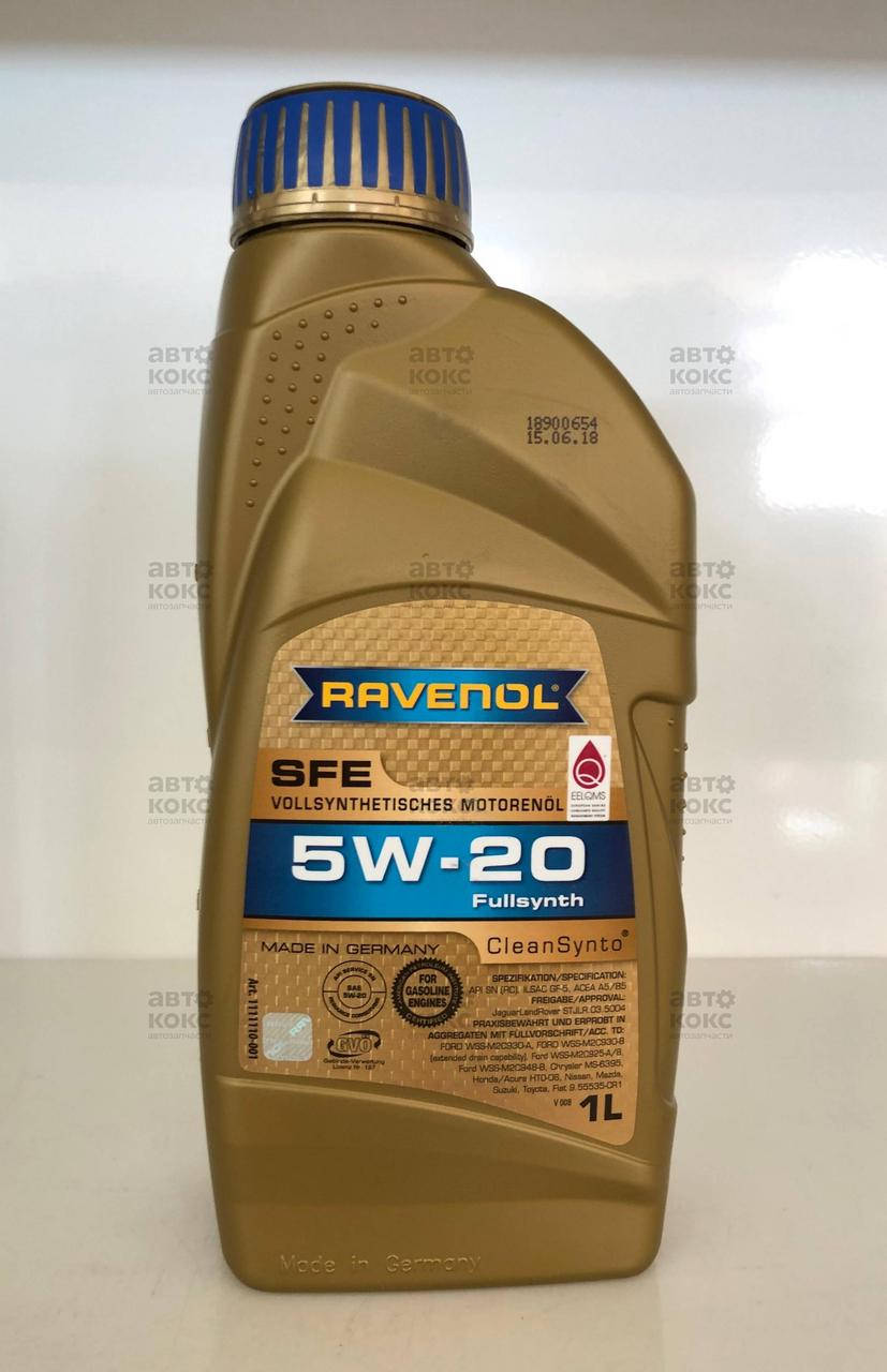 

Масло моторное синтетическое Ravenol SFE 5W20 1L