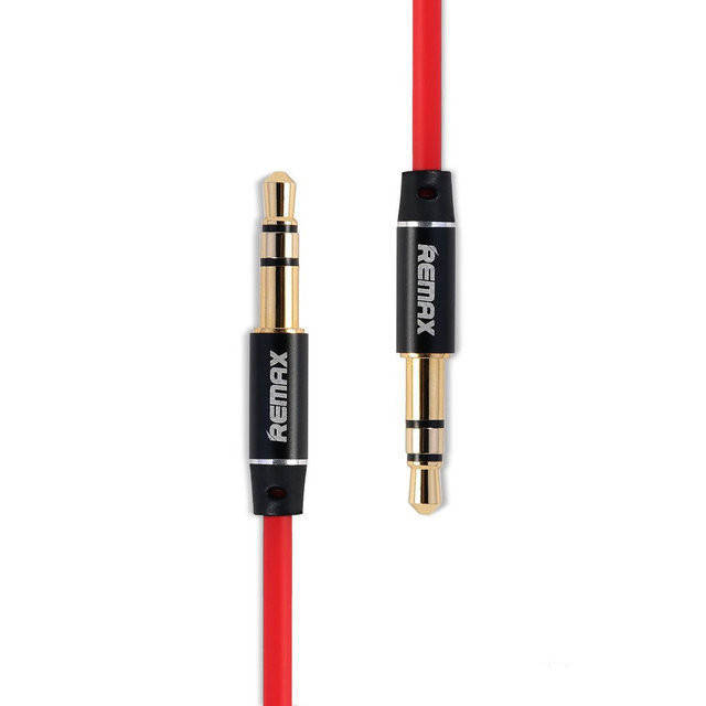 

Аудио кабель Remax AUX RM-L200 3.5 miniJack, 2m red, Красный