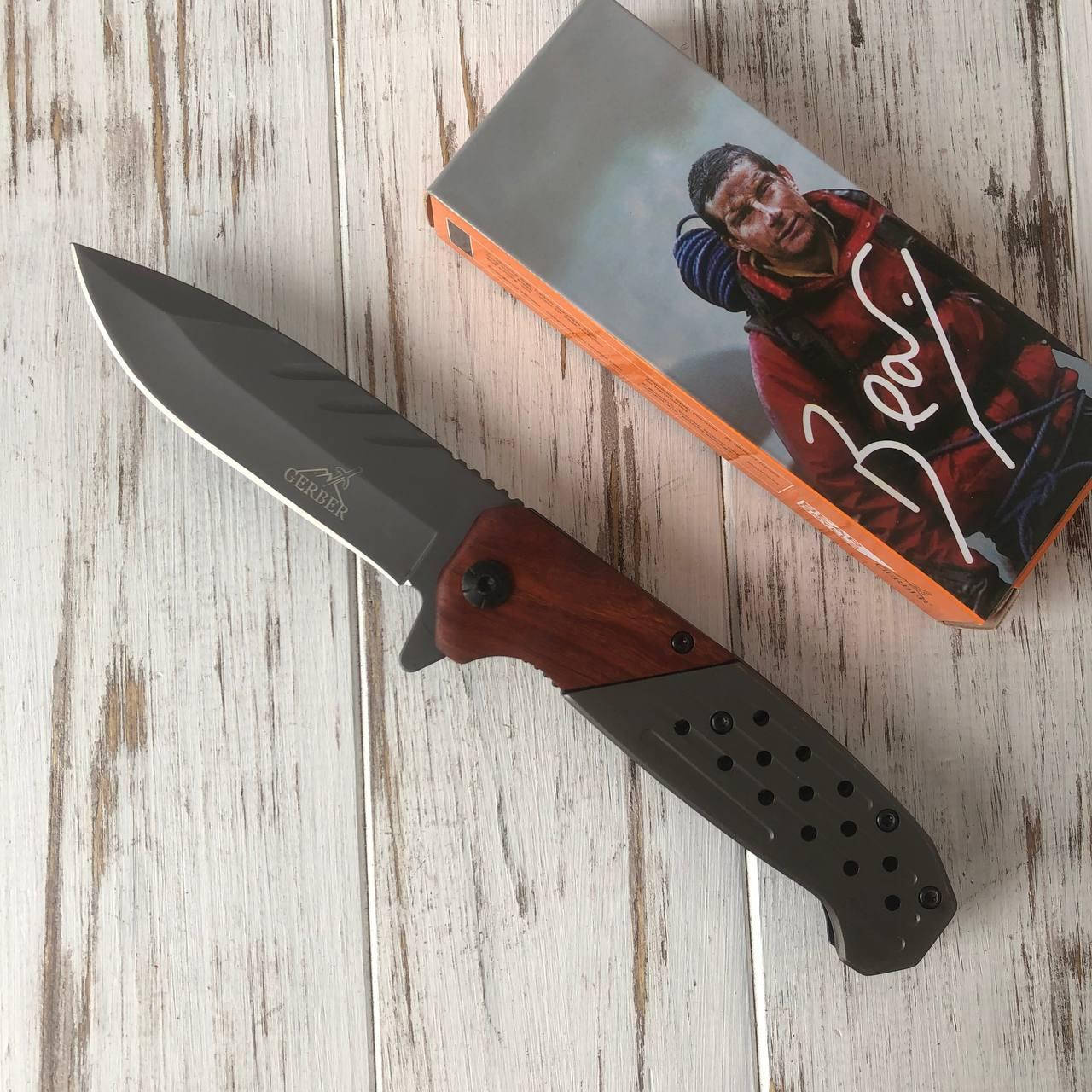 

Cкладной нож Gerber 22 см, Серый