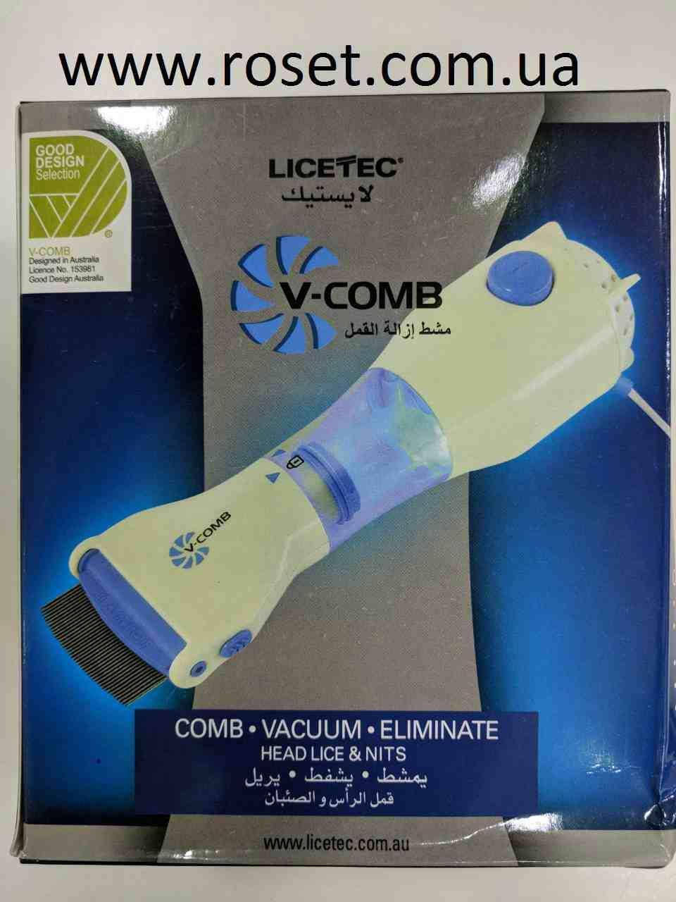 

Электрическая расческа для удаления вшей и гнид - V-COMB