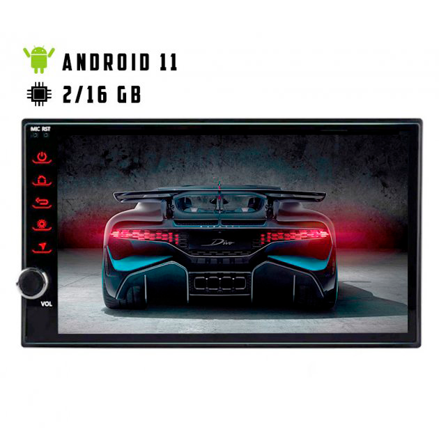 

Автомагнитола 2DIN CML-PLAY UI1 ANDROID 11.0 2/16гб GPS WI-FI USB BT
