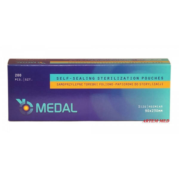 

Пакеты для стерилизации 90х230 мм Медал