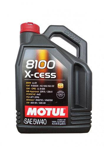 

Моторное масло Motul 8100 X-Cess 5W-40 5 л.