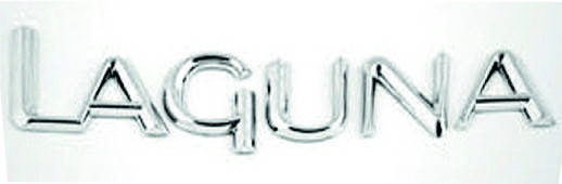 

Надпись монограмма Laguna на Renault Laguna 1 Рено Лагуна 1