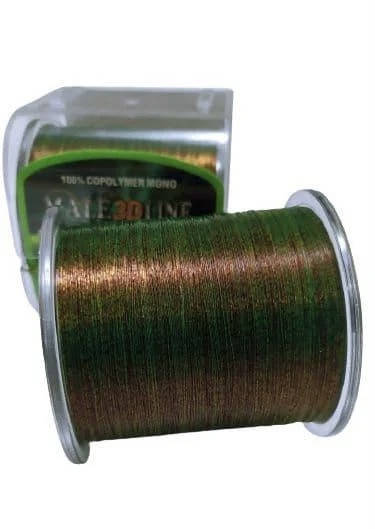 

Леска Карповая Mikado Male 3D LINE 600м 0.3, Зелёный