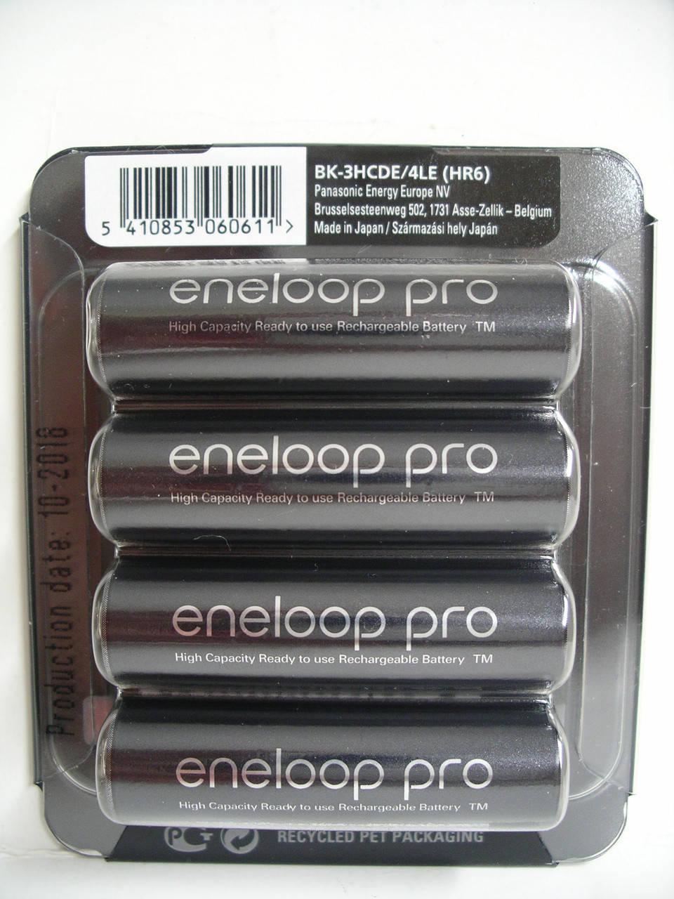 

Аккумулятор Panasonic Eneloop PRO 2500mAh АА, цена за 4 штуки в sliding-упаковке