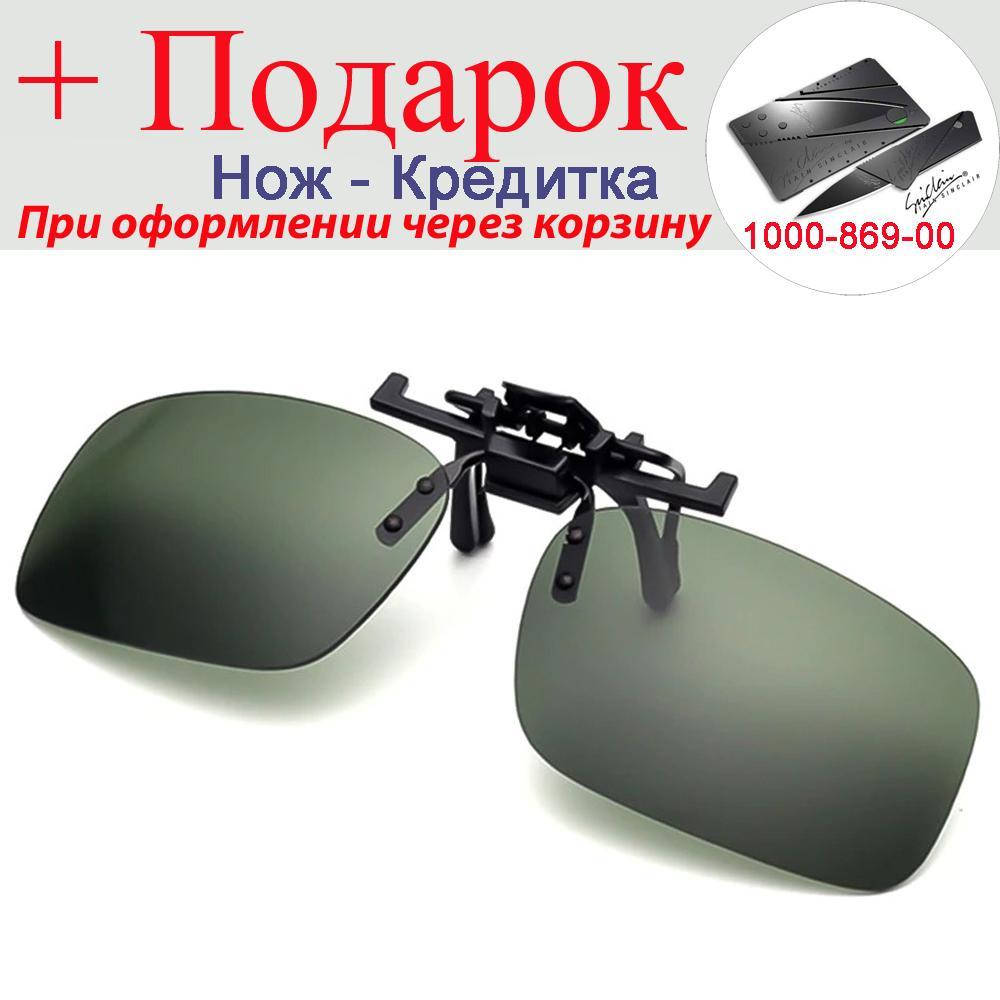 

Сонцезахисна кліпса на окуляри для водіїв Night Vision Чорний, Черный