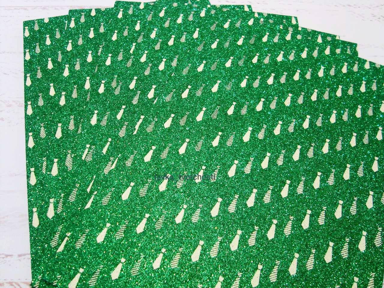 

Фоаміран з глітером "Краватка"