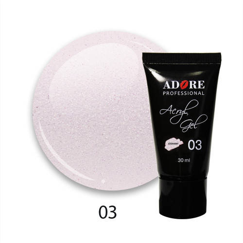 

Акрил-гель ADORE Acryl Gel Shimmer №03 Pink Comet 30 мл (17715Gu)