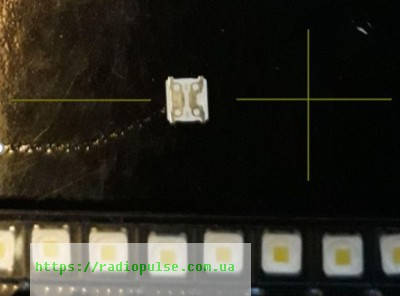 

2828 (3228) smd SAMSUNG SPBWH1322S1KVC1BIB 3V 1,5W 570mA холодный белый