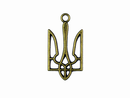 

Підвіска Тризуб Герб України 30х16 Бронзовий (19434), Бронза