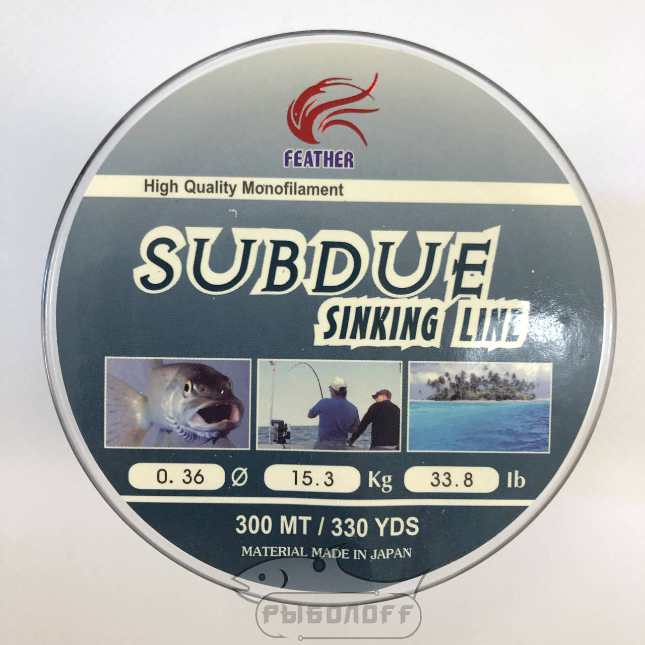 

Леска черная Feather Subdue 0.36мм 300м