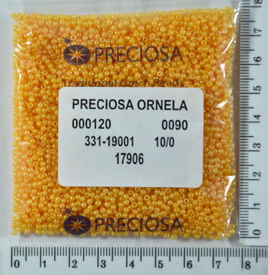 

Бисер PRECIOSA №10/0 мат-блестящ №17906 пакет 50 грамм уп=1пакет