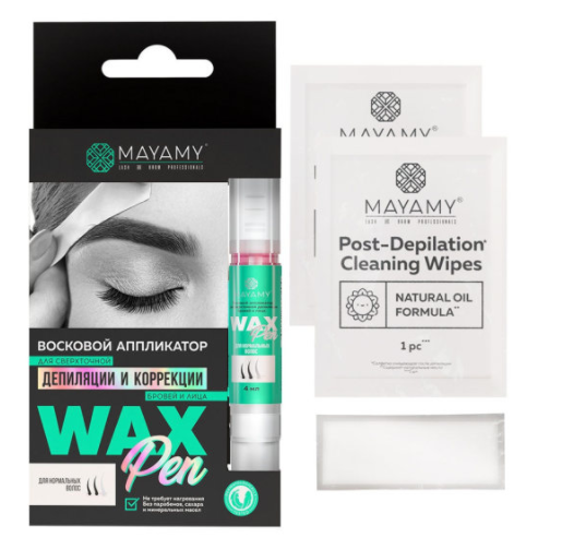 

Innovator Cosmetics Аппликатор восковой Mayamy Normal для депиляции бровей и лица, 4 мл