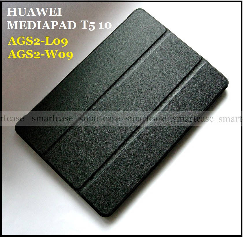 

Ультратонкий чехол книжка Huawei Mediapad T5 10 AGS2-L09 AGS2-W09 черный