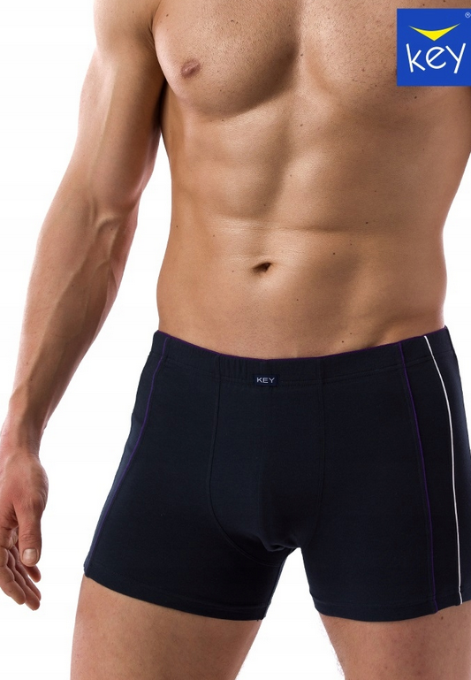 

Трусы-шорты мужские Key MXH 266 боксеры синие XXL, Синий