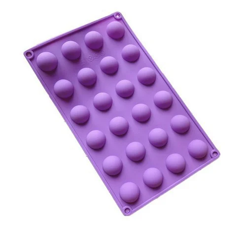 

Силіконова форма Півсфера глубина 1,5 см. Діаметр 3 см.