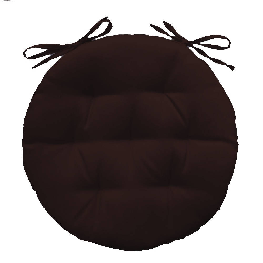 

Подушка на стул Color круглая 40*40*5 см Коричневый