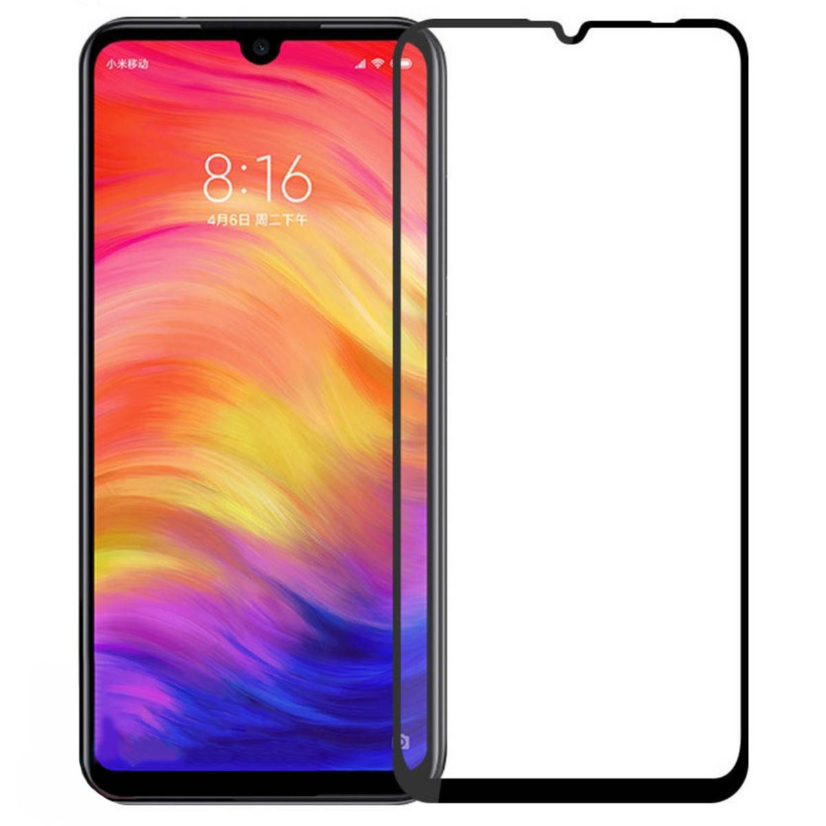 

Защитное стекло Full Glue для Xiaomi Redmi Note 7 / 7 Pro / 7S Black, Черный
