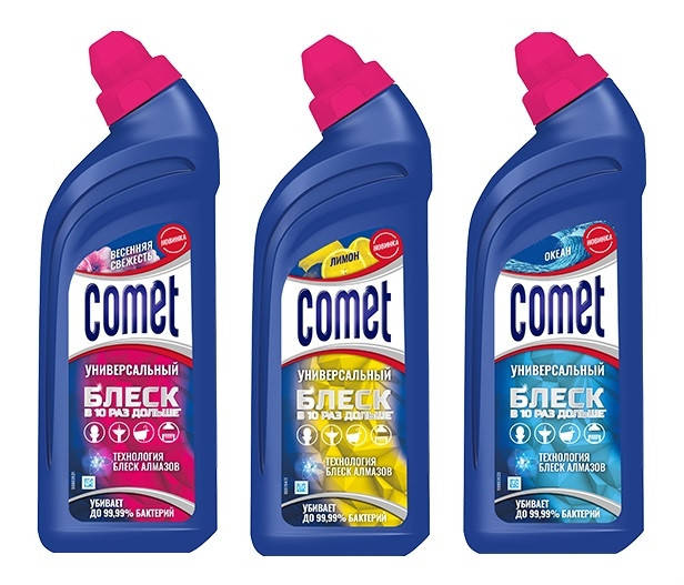 

Чистящее средство Comet гель 450г 12шт/уп