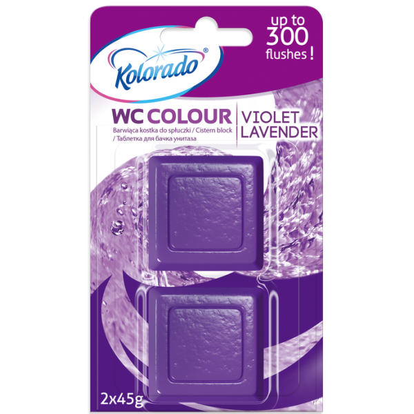 

Таблетка для бачка унитаза Kolorado WC Colour фиолетовый, 2 шт