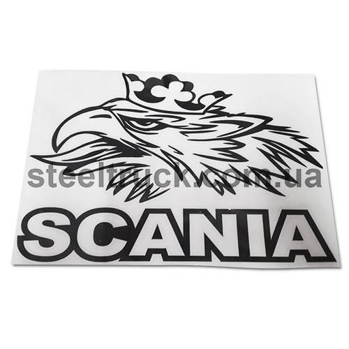 

Наклейка Scania на дверь снаружи