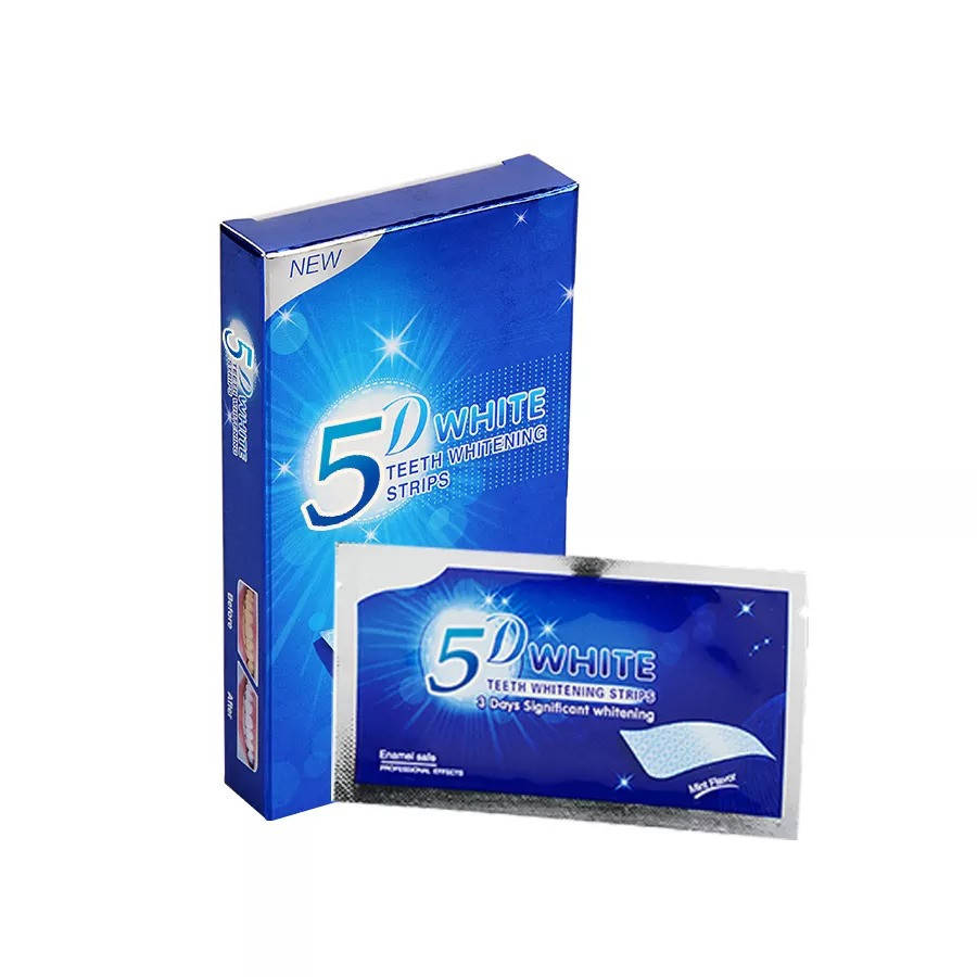 

Отбеливающие полоски для зубов 5D White
