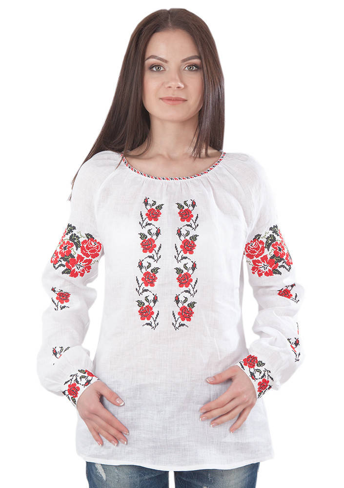 

Женская вышиванка, Белый