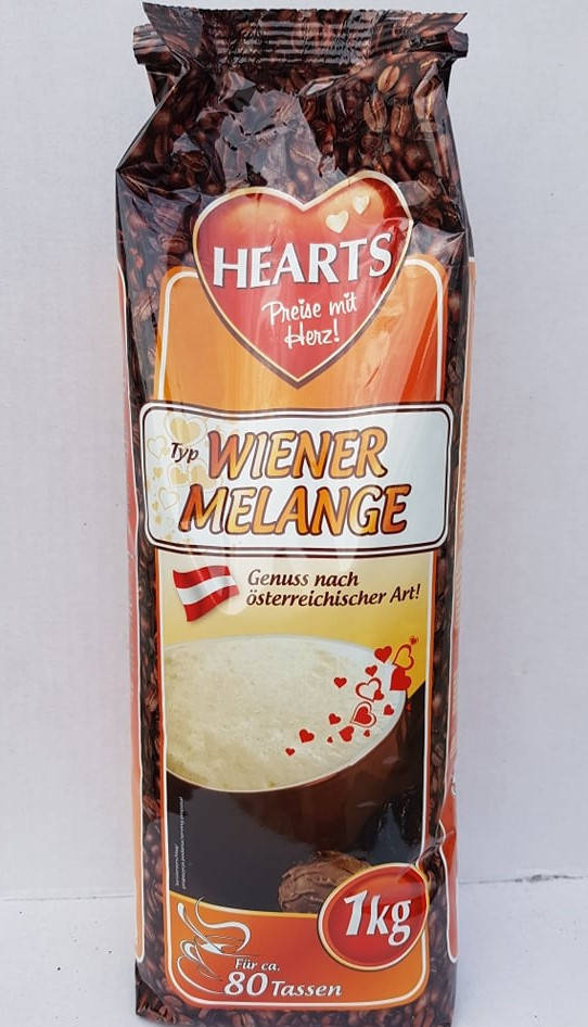 

Капучіно Hearts Wiener Melange меланж 1кг