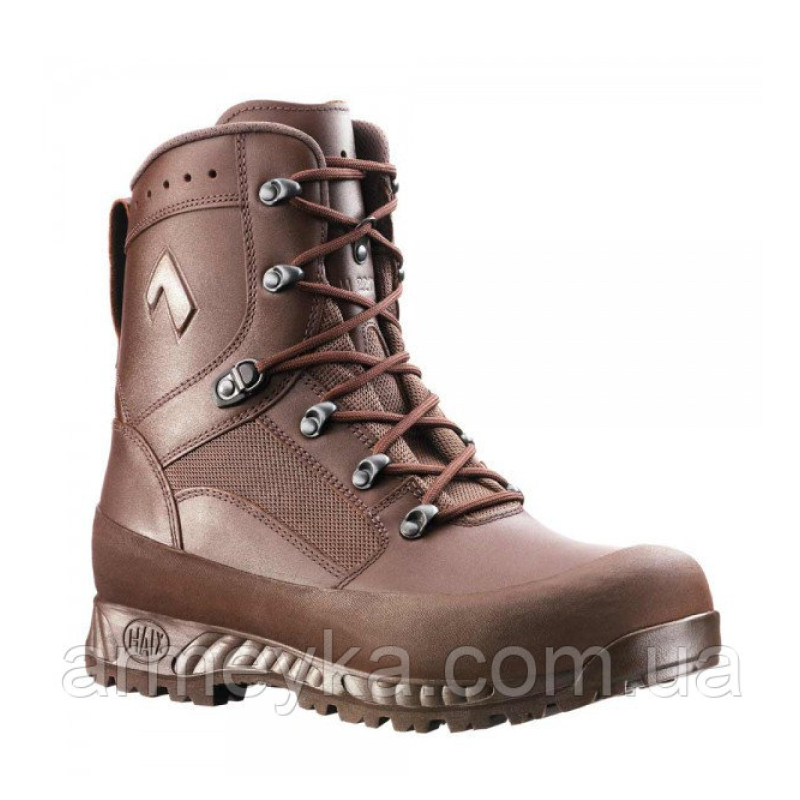 

Берцы, HAIX Boots Combat High Liability Male, Gore-Tex, коричневый, кожа, оригинал Британия 42 (8M), Новое
