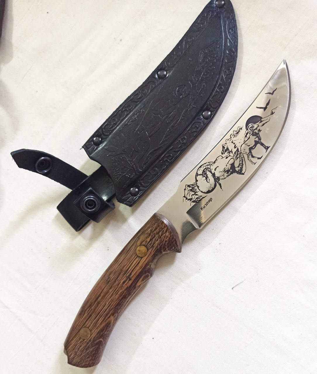 

Нож для охоты "Тур", Кизляр (0031), Серебристый