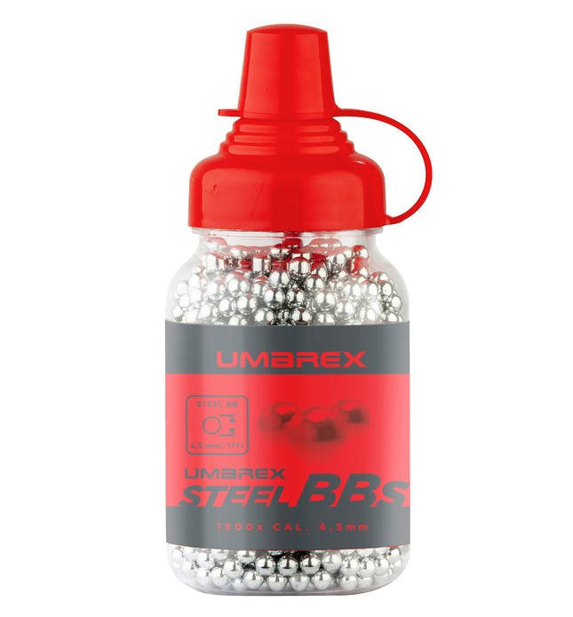 

Шарики для пневматики Umarex Quality BBs 4,5 mm 1500 шт. 4.1660