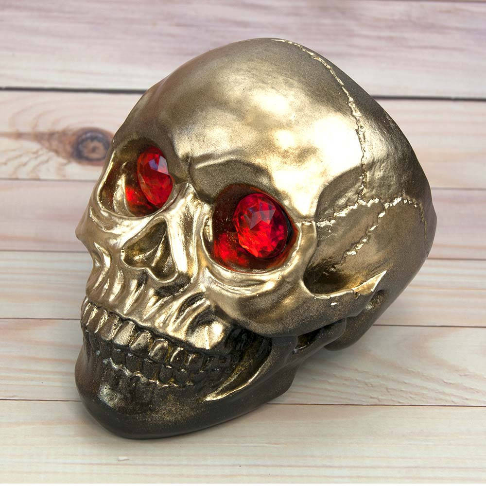 

Череп пепельница S (черный с золотым), №10570 1384603593