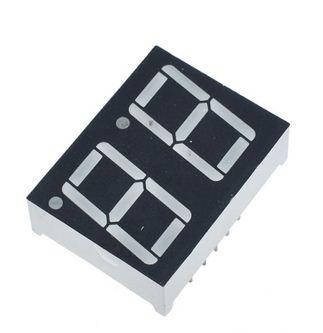 

Индикатор 2 разряда 0.56" (красный, общий катод, черный фон) 5621АS-1