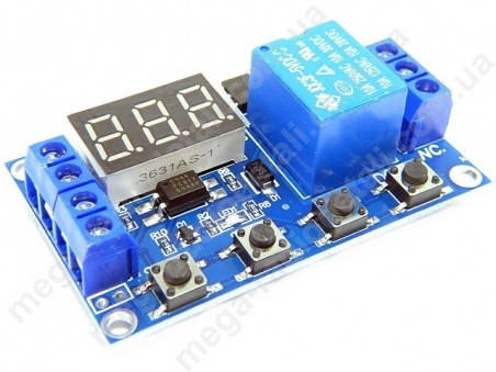 

Модуль реле времени XY-J02 пит.6...30v. испол. 250V 10A (0.1сек.-999мин.) и индикацией
