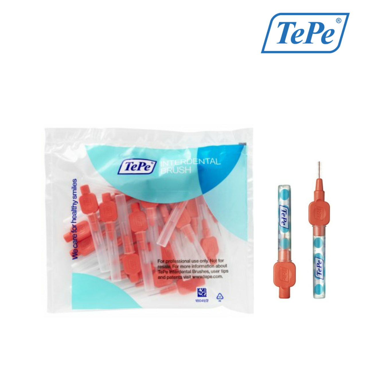 

Межзубная щетка TePe Extra Soft, красная (0,5 мм), 25 шт.