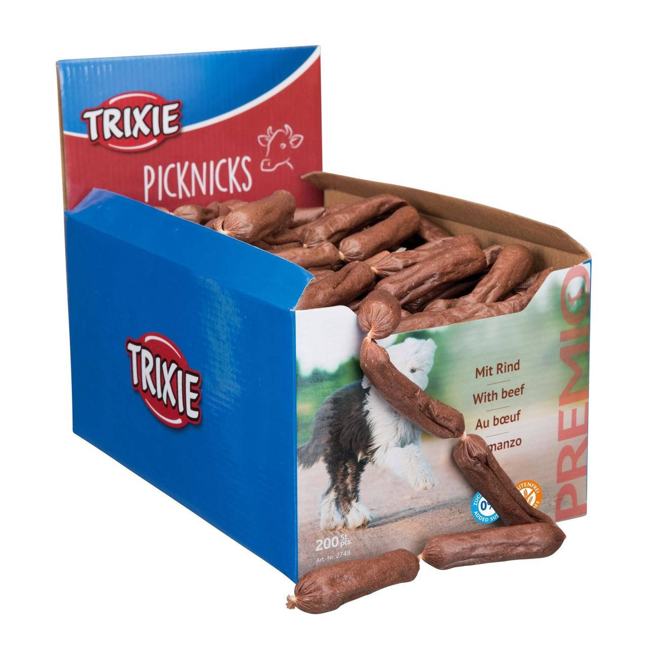 

Лакомство для собак Trixie PREMIO Picknicks сосиски с говядиной 200 шт