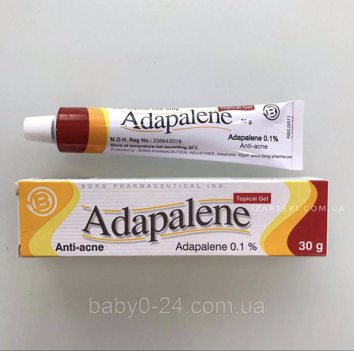 

Adapalene Адапален гель от прыщей 30г Египет